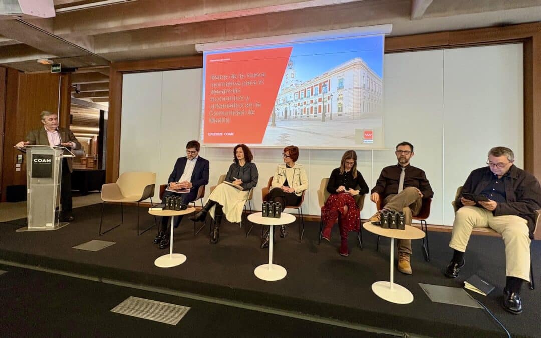La Comunidad de Madrid presenta en el COAM el borrador de la nueva Ley de Suelo