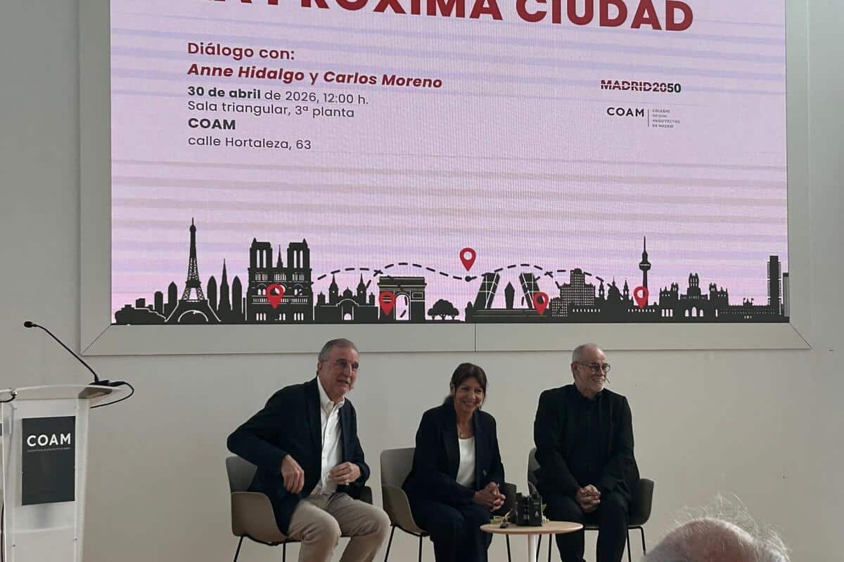 Acto 'La próxima ciudad' en el COAM (Foto: Nuevo Sureste)