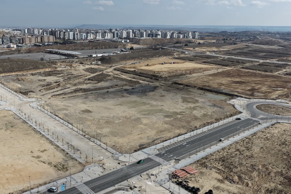 Obras de urbanización en la etapa 2 de Los Ahijones (fuente: Junta de Compensación de Los Ahijones)