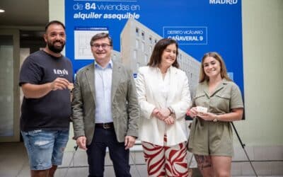 EMVS Madrid entrega las llaves de la promoción de alquiler asequible Cañaveral 9